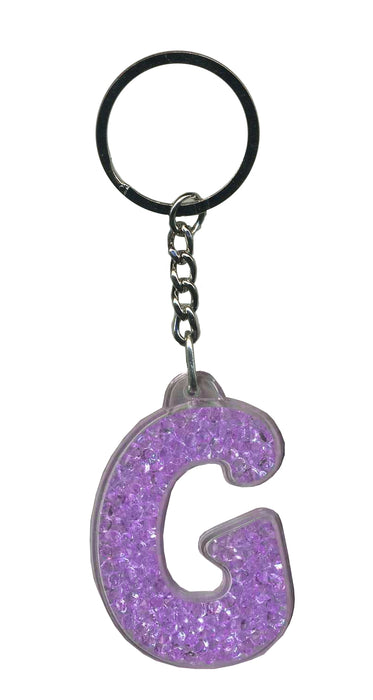 Itzy Glitzy Sparkly Keyrings - Initial Letters