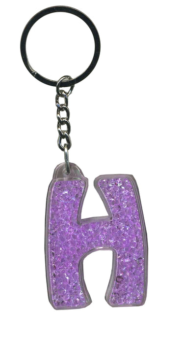 Itzy Glitzy Sparkly Keyrings - Initial Letters