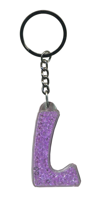 Itzy Glitzy Sparkly Keyrings - Initial Letters