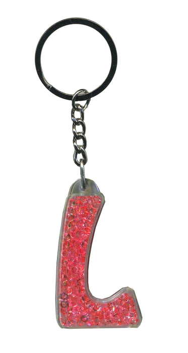 Itzy Glitzy Sparkly Keyrings - Initial Letters