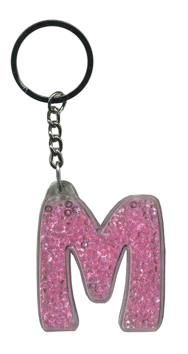 Itzy Glitzy Keyring - Letter M