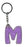 Itzy Glitzy Keyring - Letter M