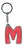 Itzy Glitzy Keyring - Letter M