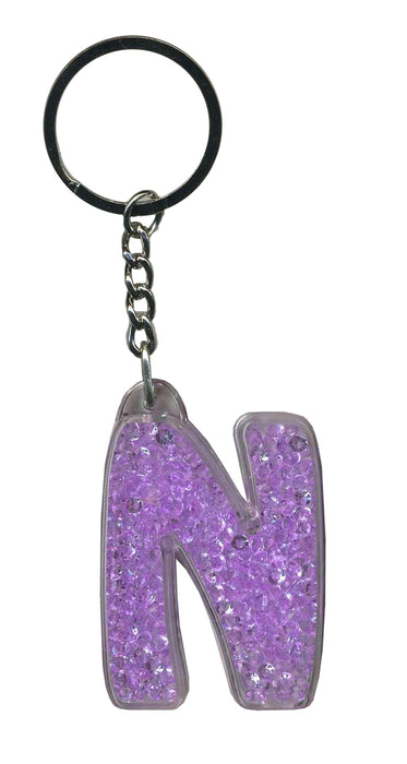 Itzy Glitzy Keyring - Letter N
