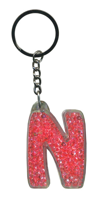 Itzy Glitzy Keyring - Letter N