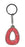 Itzy Glitzy Keyring - Letter O