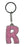 Itzy Glitzy Keyring - Letter R