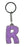 Itzy Glitzy Keyring - Letter R