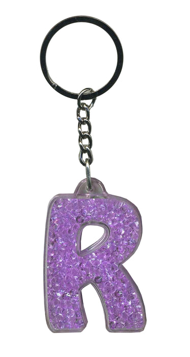 Itzy Glitzy Sparkly Keyrings - Initial Letters