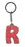 Itzy Glitzy Keyring - Letter R
