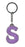 Itzy Glitzy Keyring - Letter S