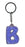 Itzy Glitzy Sparkly Keyrings - Initial Letters