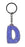 Itzy Glitzy Sparkly Keyrings - Initial Letters