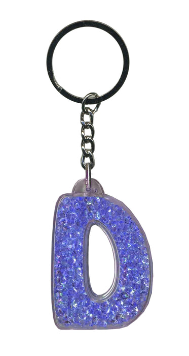 Itzy Glitzy Sparkly Keyrings - Initial Letters