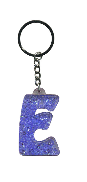 Itzy Glitzy Sparkly Keyrings - Initial Letters