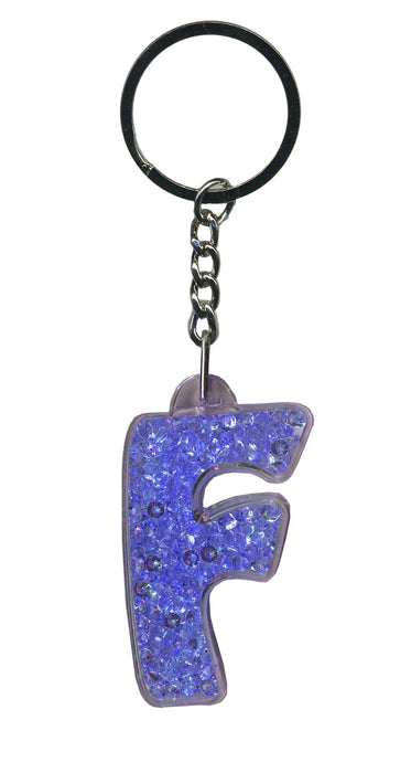 Itzy Glitzy Sparkly Keyrings - Initial Letters