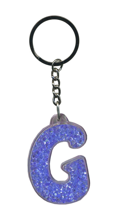 Itzy Glitzy Sparkly Keyrings - Initial Letters