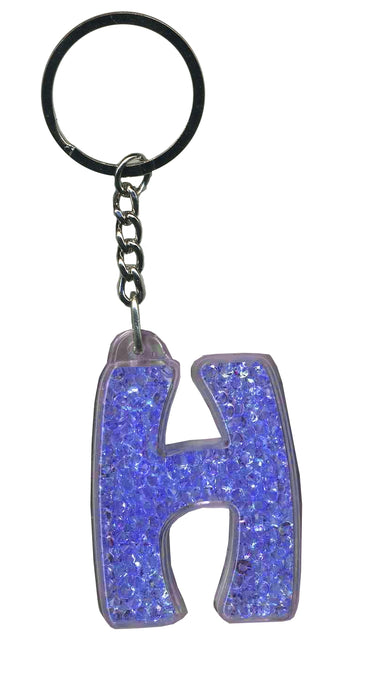 Itzy Glitzy Sparkly Keyrings - Initial Letters