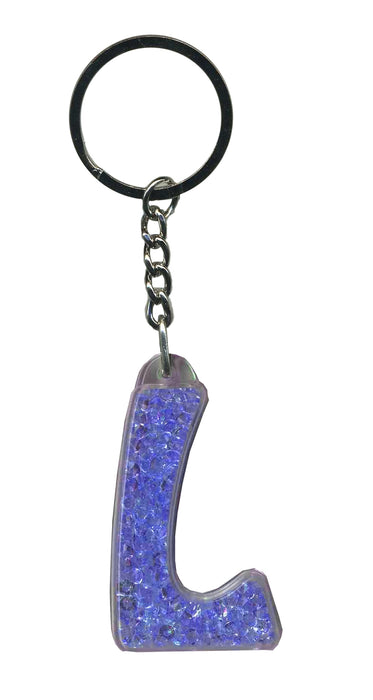 Itzy Glitzy Sparkly Keyrings - Initial Letters