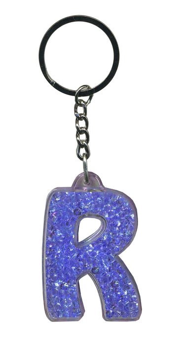 Itzy Glitzy Sparkly Keyrings - Initial Letters