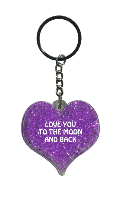 Love You To The Moon & Back Itzy Glitzy - Purple