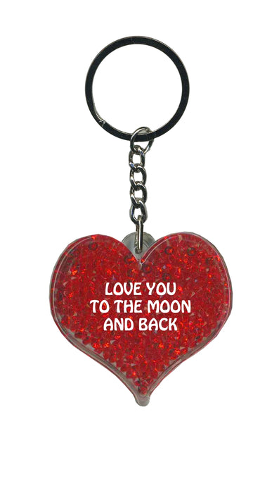 Love You To The Moon & Back Itzy Glitzy - Red