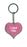 I Love You Itzy Glitzy Keyring - Pink