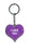 I Love You Itzy Glitzy Keyring - Purple