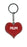 Mums Itzy Glitzy Keyring - Red