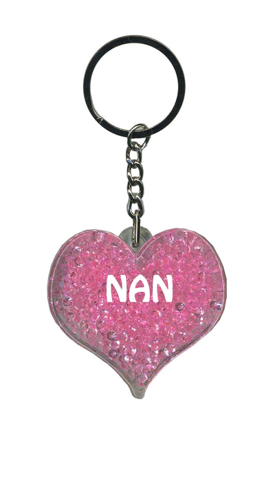 Nan Itzy Glitzy Keyring - Pink
