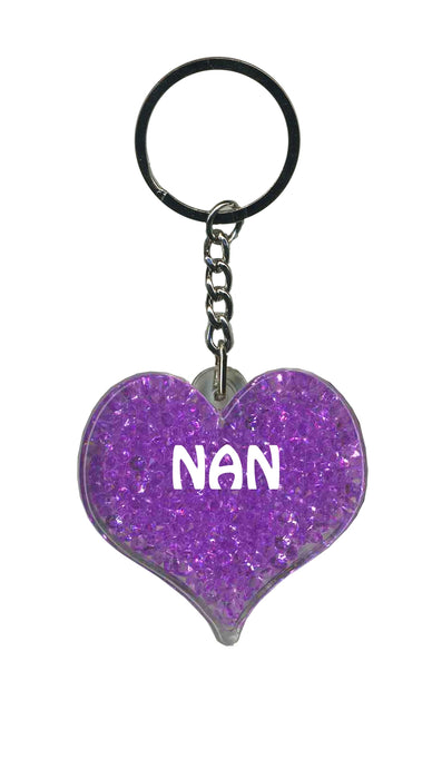 Nan Itzy Glitzy Keyring - Purple