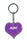 Aunt Itzy Glitzy Keyring - Purple