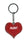 Aunt Itzy Glitzy Keyring - Red