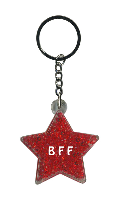 Bff Itzy Glitzy Keyring - Red