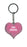 Girl Friend Itzy Glitzy Keyring - Pink