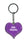 Girl Friend Itzy Glitzy Keyring - Purple