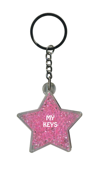 My Keys Itzy Glitzy Keyring - Pink
