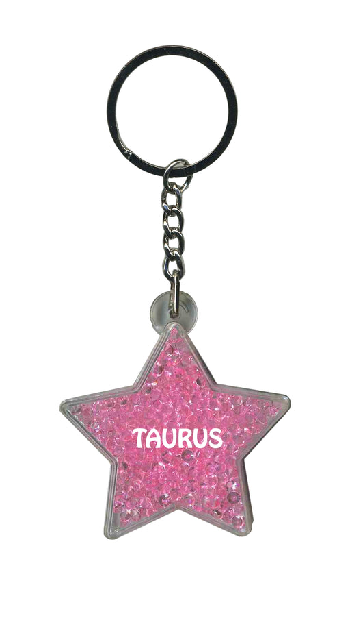 Taurus Itzy Glitzy Keyring - Pink