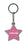 Capricorn Itzy Glitzy Keyring - Pink