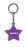 Aquarius Itzy Glitzy Keyring - Purple