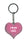 I Love My Dog Itzy Glitzy Keyring - Pink