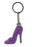 Blank Shoe Itzy Glitzy Keyring - Purple