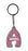 Itzy Glitzy Keyring - Letter A