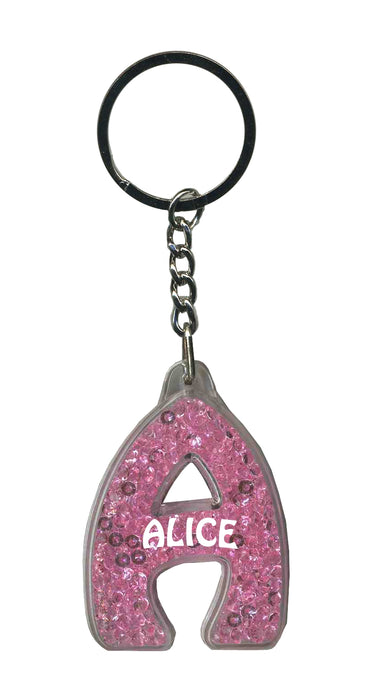 Alice Itzy Glitzy Keyring - Pink
