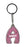 Amber Itzy Glitzy Keyring - Pink