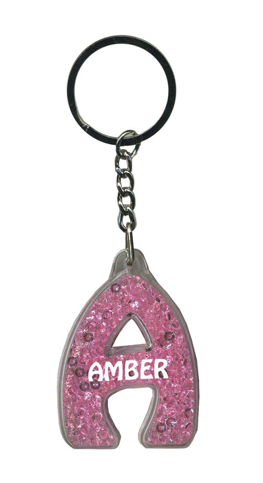 Amber Itzy Glitzy Keyring - Pink