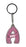 Amy Itzy Glitzy Keyring - Pink