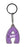 Amy Itzy Glitzy Keyring - Purple