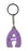 Ava Itzy Glitzy Keyring - Purple