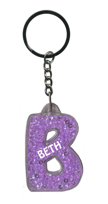 Beth Itzy Glitzy Keyring - Purple